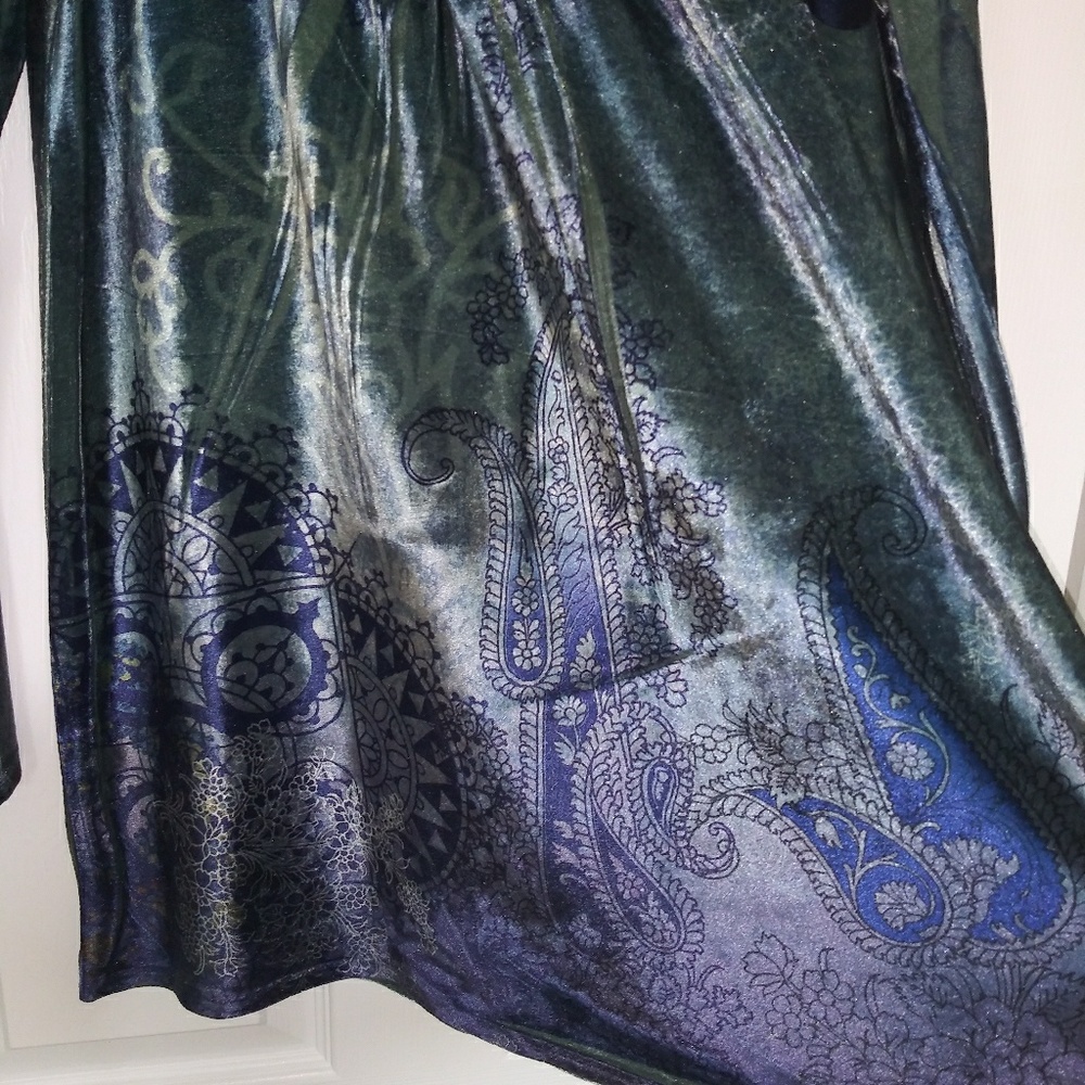 💙Style & Co. velvet top💙 - Picture 4 of 5